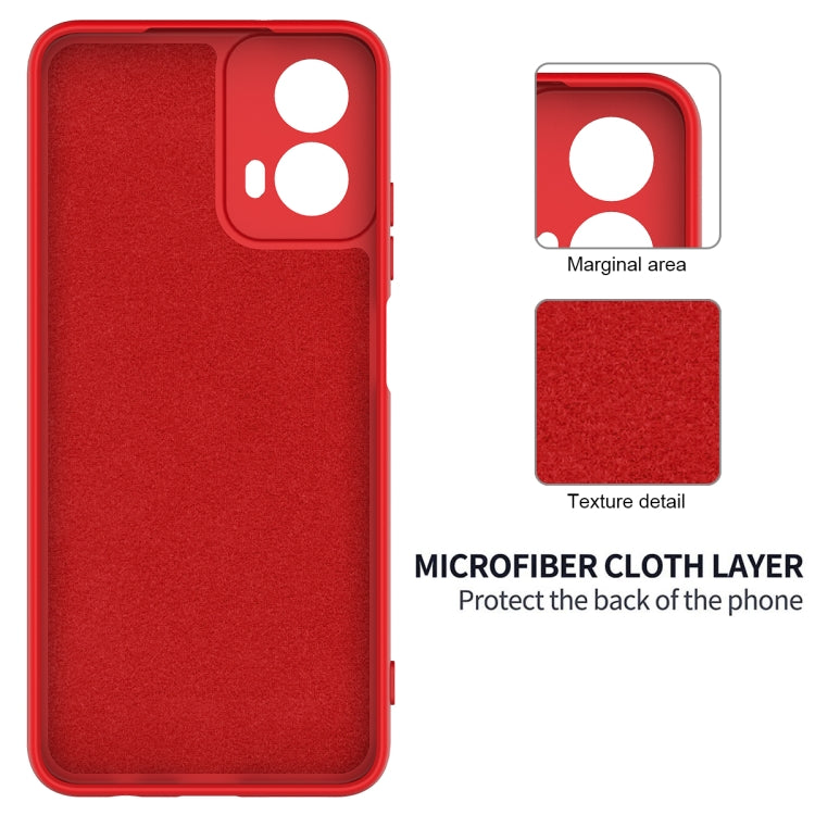 For Motorola Moto G Power 2024 Solid Color Liquid Silicone Dropproof Full Coverage Phone Case(Red) - free shipping - PMC Jewellery - Order now!