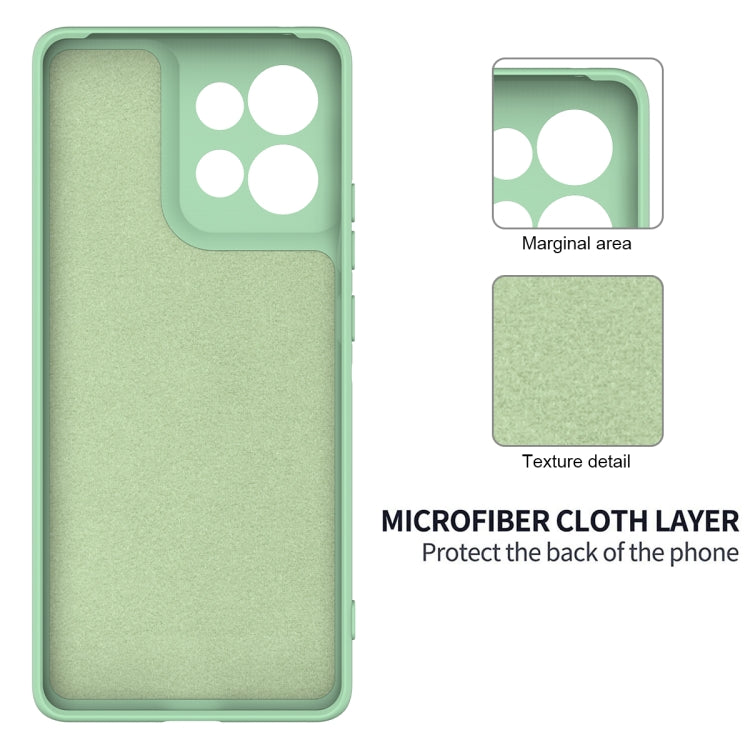 For Motorola Moto G75 Solid Color Liquid Silicone Dropproof Full Coverage Phone Case(Green) - free shipping - PMC TechLife - Order now!