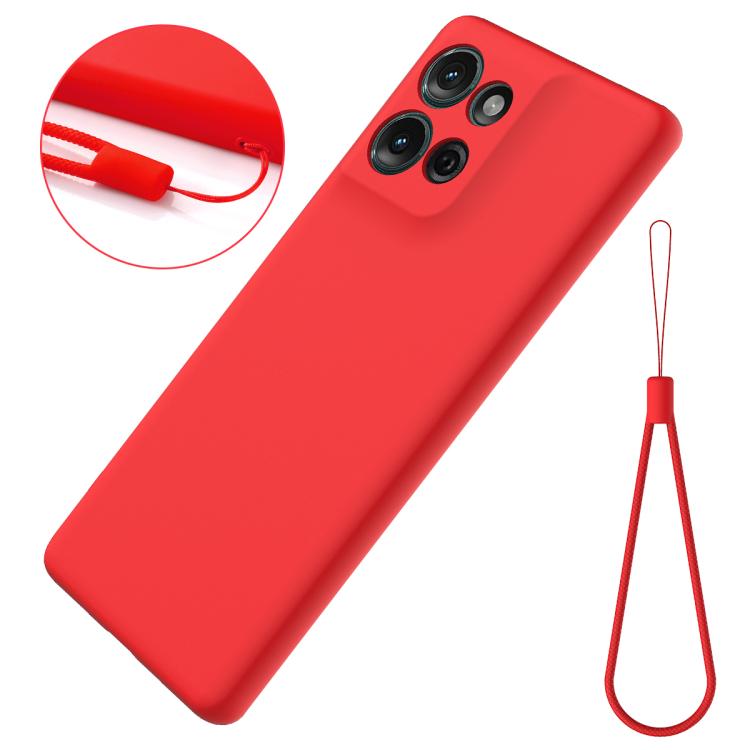 For Motorola Moto G Play 2025 Solid Color Liquid Silicone Dropproof Full Coverage Phone Case(Red) - free shipping - PMC TechLife - Order now!