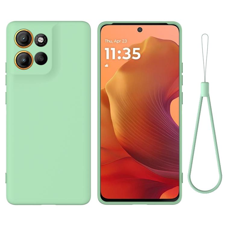 For Motorola Moto G15 Power Solid Color Liquid Silicone Dropproof Full Coverage Phone Case(Green) - free shipping - PMC TechLife - Order now!