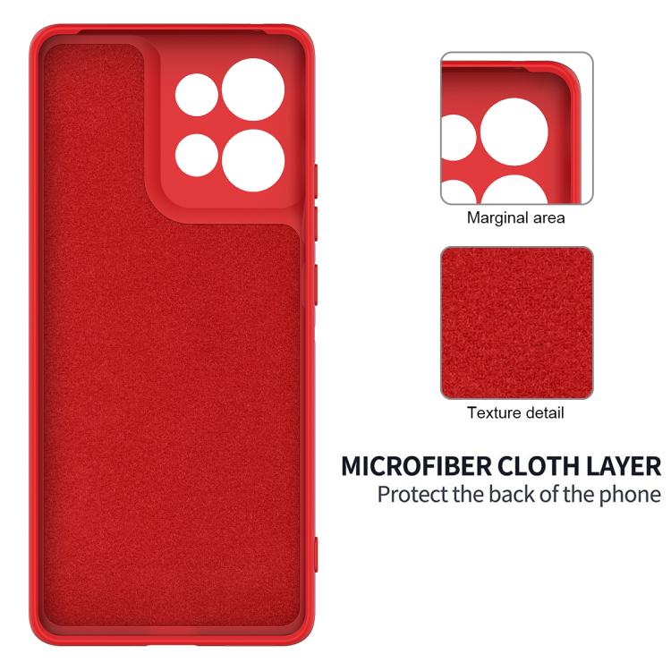 For Motorola Moto G 2025 Solid Color Liquid Silicone Dropproof Full Coverage Phone Case(Red) - free shipping - PMC TechLife - Order now!
