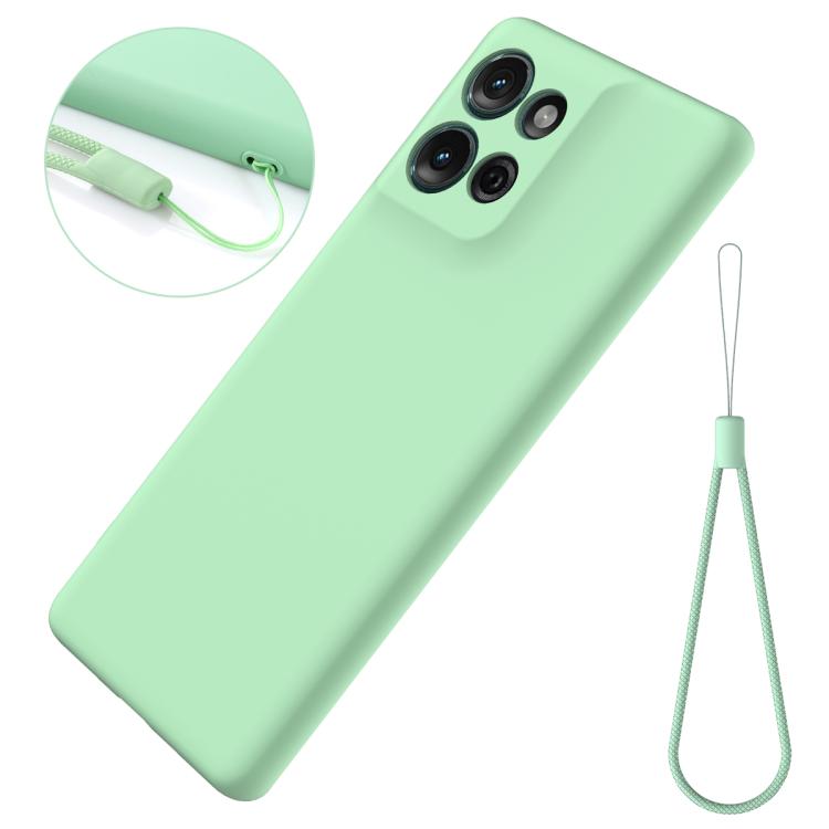 For Motorola Moto G 2025 Solid Color Liquid Silicone Dropproof Full Coverage Phone Case(Green) - free shipping - PMC TechLife - Order now!