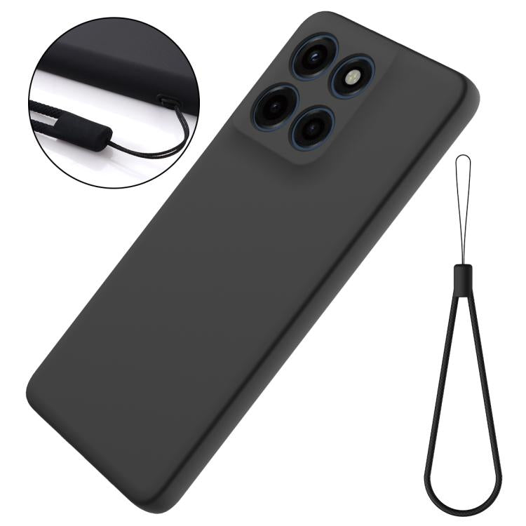 For Motorola Moto G Stylus 5G 2025 Solid Color Liquid Silicone Dropproof Full Coverage Phone Case(Black) - free shipping - PMC TechLife - Order now!