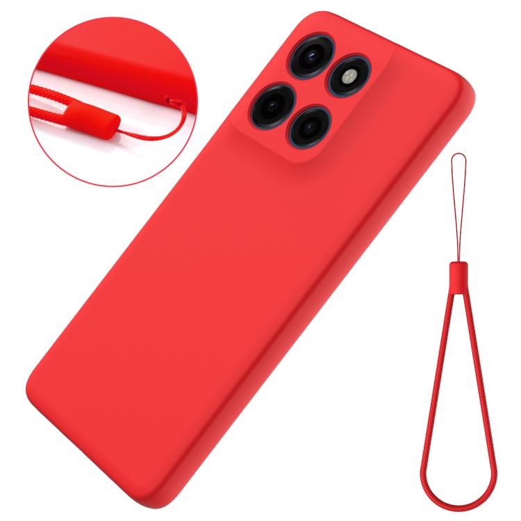 For Motorola Moto G Stylus 5G 2025 Solid Color Liquid Silicone Dropproof Full Coverage Phone Case(Red) - free shipping - PMC TechLife - Order now!