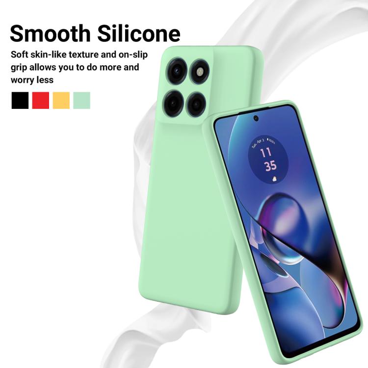 For Motorola Moto G Stylus 5G 2025 Solid Color Liquid Silicone Dropproof Full Coverage Phone Case(Green) - free shipping - PMC TechLife - Order now!