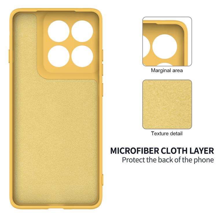 For Motorola Edge 5G 2025 Solid Color Liquid Silicone Dropproof Full Coverage Phone Case(Yellow) - free shipping - PMC TechLife - Order now!