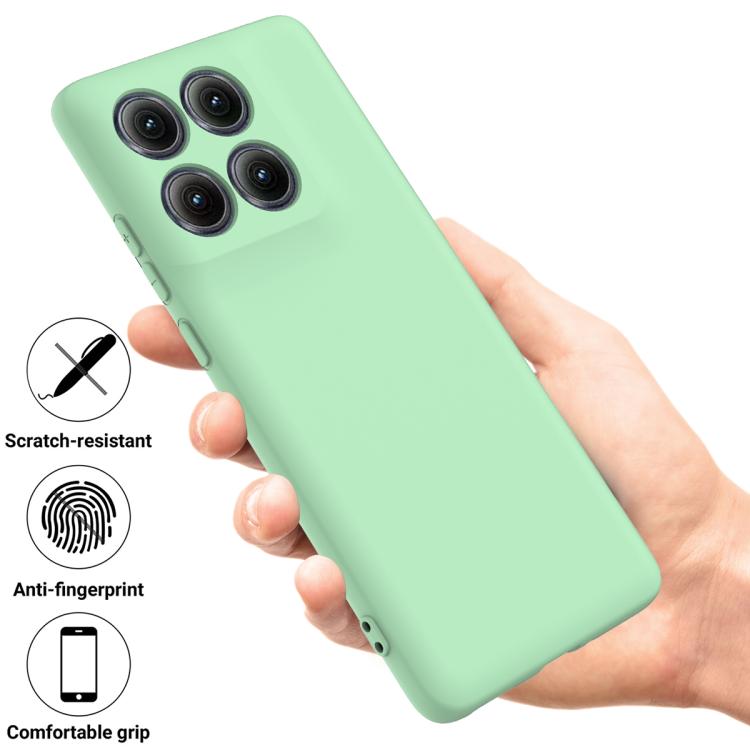 For Motorola Edge 5G 2025 Solid Color Liquid Silicone Dropproof Full Coverage Phone Case(Green) - free shipping - PMC TechLife - Order now!