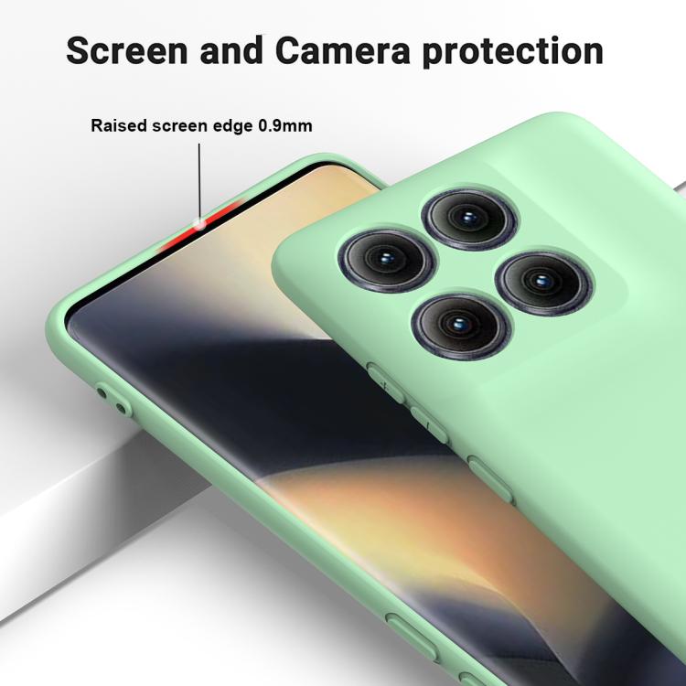 For Motorola Edge 5G 2025 Solid Color Liquid Silicone Dropproof Full Coverage Phone Case(Green) - free shipping - PMC TechLife - Order now!