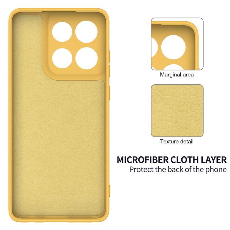 For Motorola Edge 60 Stylus Solid Color Liquid Silicone Dropproof Full Coverage Phone Case(Yellow) - free shipping - PMC TechLife - Order now!