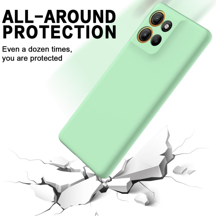 For Motorola Moto G86 5G Solid Color Liquid Silicone Dropproof Full Coverage Phone Case(Green) - free shipping - PMC TechLife - Order now!