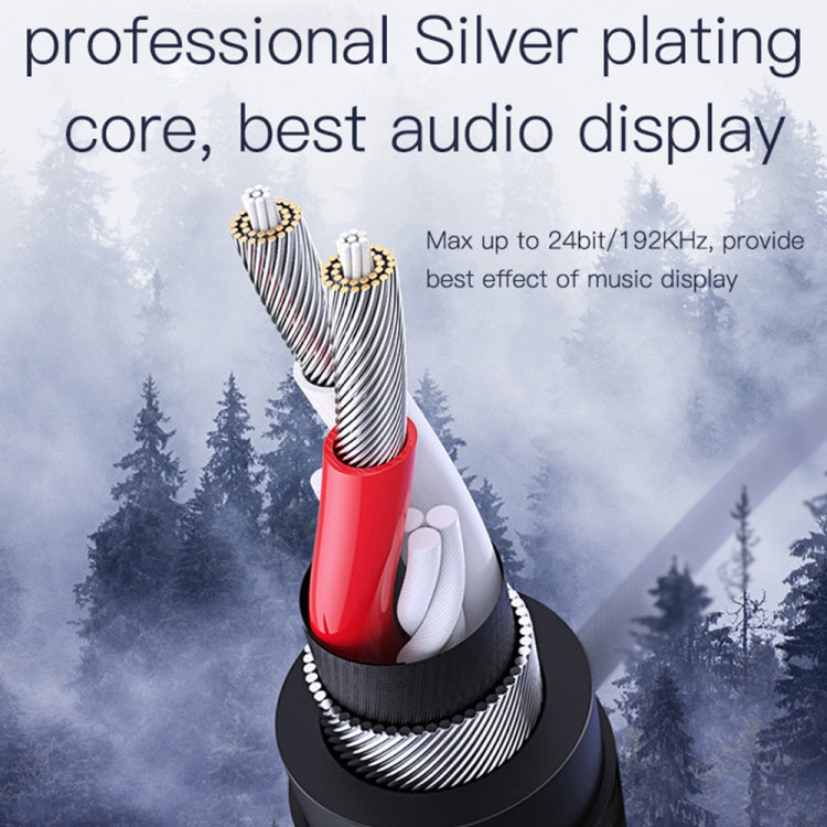 Yesido YAU15 3.5mm Male to 3.5mm Male Audio Cable, Length:2m(Black) - free shipping - PMC Jewellery - Order now!