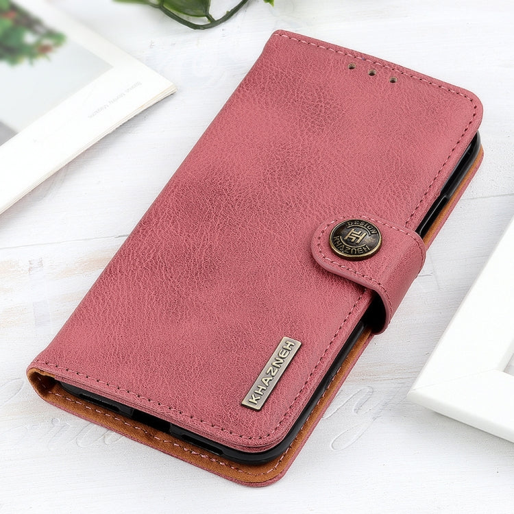 For OPPO Find X7 Pro / Find X7 Ultra KHAZNEH Cowhide Texture Flip Leather Phone Case(Pink) - Find X7 Ultra Cases by PMC TechLife | Online Shopping South Africa | PMC TechLife | Buy Now Pay Later Mobicred