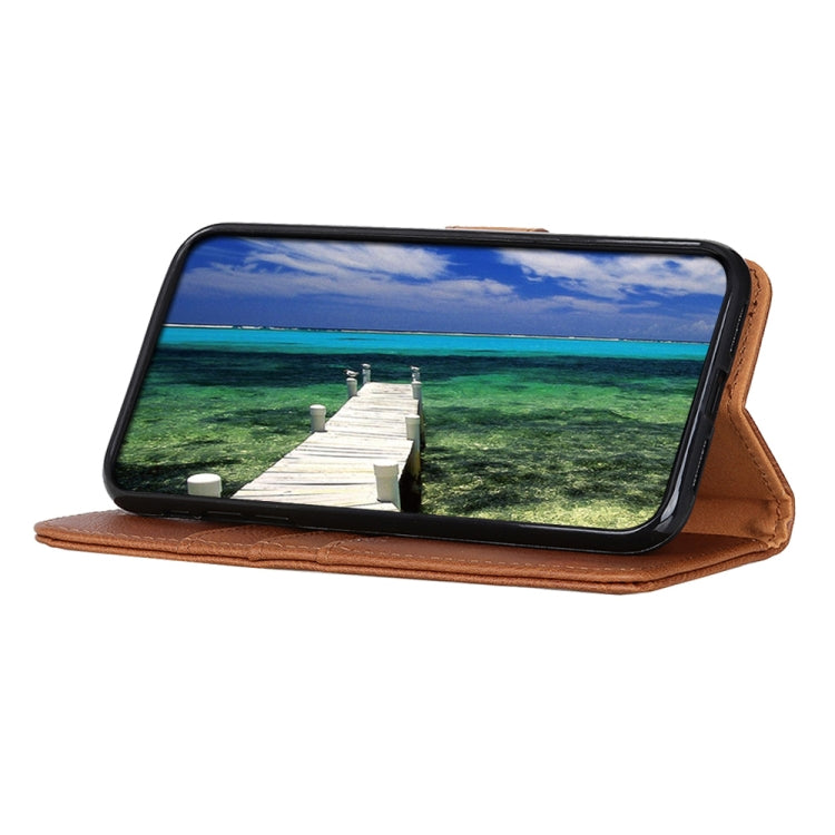 For OPPO Reno11 Pro 5G Global KHAZNEH Cowhide Texture Flip Leather Phone Case(Brown) - Reno11 Pro Cases by PMC TechLife | Online Shopping South Africa | PMC TechLife | Buy Now Pay Later Mobicred