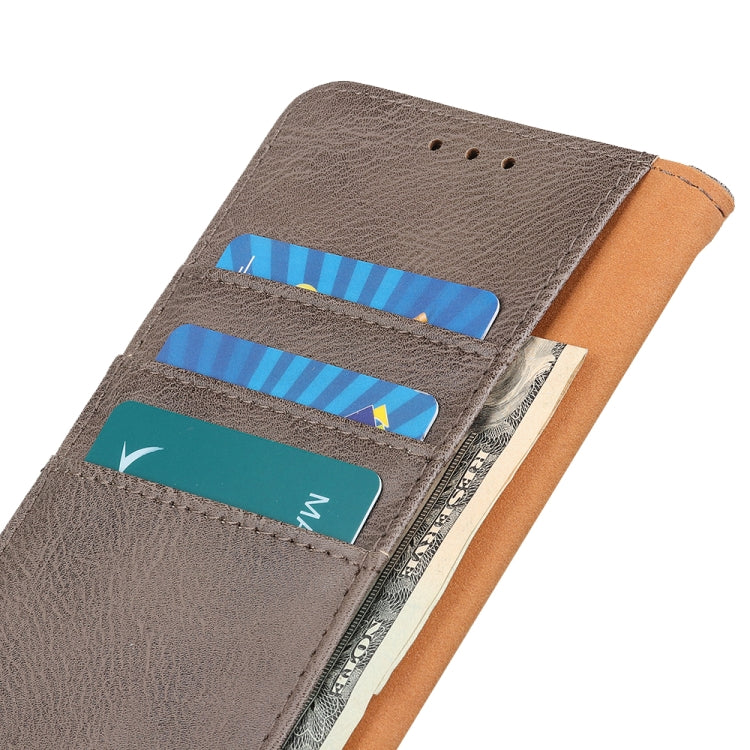 For Xiaomi 13T 5G / Redmi K60 Ultra 5G KHAZNEH Cowhide Texture Flip Leather Phone Case(Khaki) - free shipping - PMC TechLife - Order now!