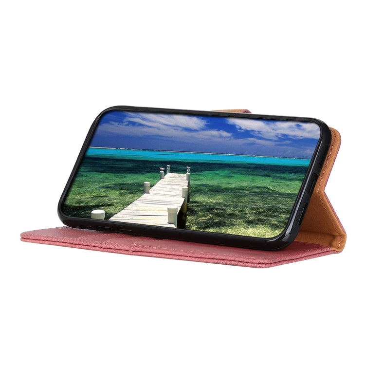 For Xiaomi Poco X6 Pro 5G/Redmi K70E KHAZNEH Cowhide Texture Flip Leather Phone Case(Pink) - K70E Cases by PMC TechLife | Online Shopping South Africa | PMC TechLife | Buy Now Pay Later Mobicred