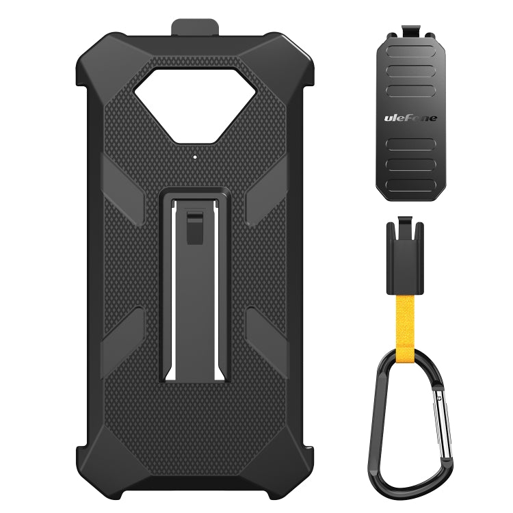 For Ulefone Armor X13 Ulefone Back Clip Phone Case with Carabiner(Black) - free shipping - PMC Jewellery - Order now!