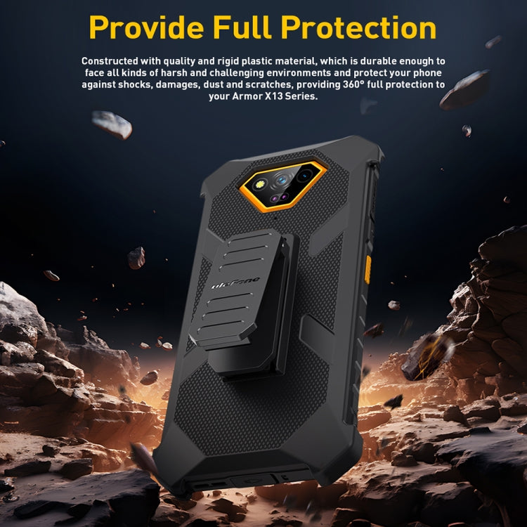 For Ulefone Armor X13 Ulefone Back Clip Phone Case with Carabiner(Black) - free shipping - PMC Jewellery - Order now!