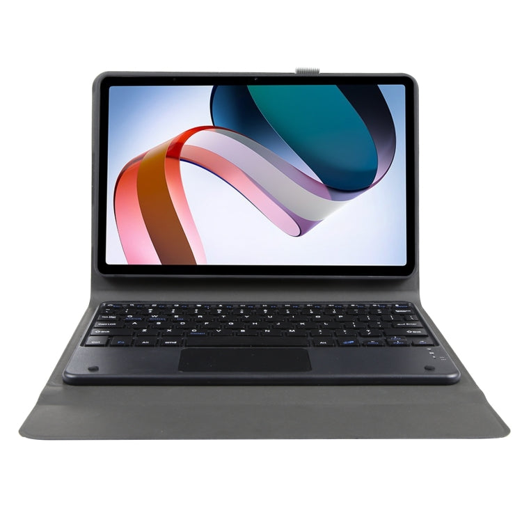 For Xiaomi Redmi Pad SE Ultra-thin Bluetooth Keyboard Leather Case with Touchpad(Black) - Xiaomi Keyboard by PMC TechLife | Online Shopping South Africa | PMC TechLife | Buy Now Pay Later Mobicred