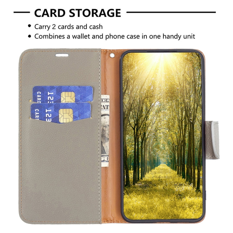 For Xiaomi Redmi Note 13 Pro 4G Global Litchi Texture Pure Color Leather Phone Case(Grey) - Note 13 Pro Cases by PMC TechLife | Online Shopping South Africa | PMC TechLife | Buy Now Pay Later Mobicred