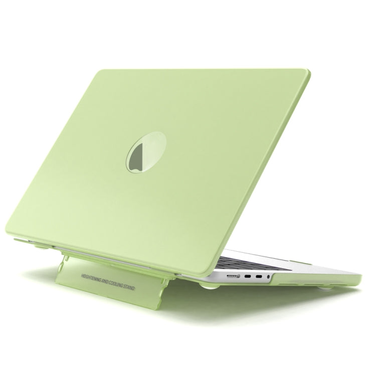 For MacBook Air 13.6 A3113 / M4 A3240 Frosted Translucent Laptop Protective Case(Morandi Green) - free shipping - PMC Jewellery - Order now!