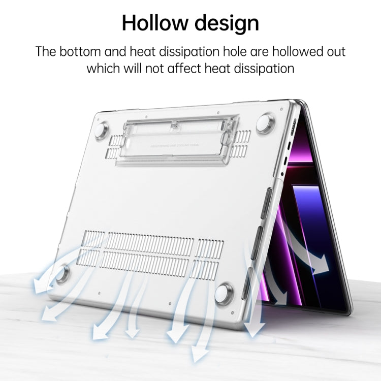 For Macbook Pro 13 A2289/A2251/A2338 Frosted Translucent Laptop Protective Case(Morandi Green) - MacBook Pro Cases by PMC Jewellery | Online Shopping South Africa | PMC Jewellery | Buy Now Pay Later Mobicred