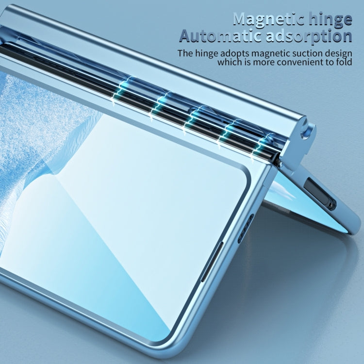 For Google Pixel Fold Integrated Electroplating PC Folding Phone Case(Blue) - free shipping - PMC TechLife - Order now!