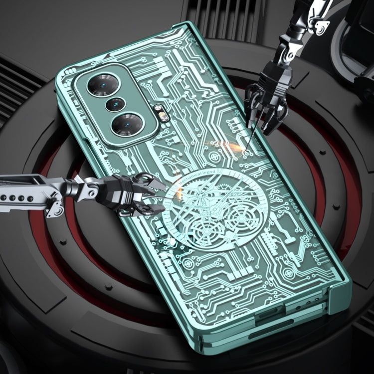 For Honor Magic V Mechanical Legend Integrated Electroplating All-inclusive Phone Case(Rose Gold) - free shipping - PMC TechLife - Order now!