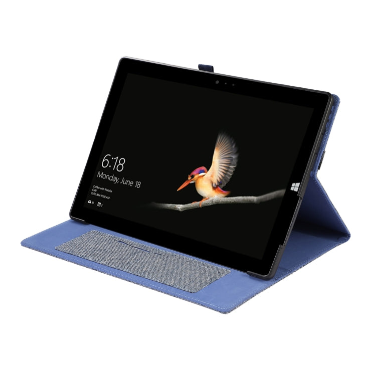 For Microsoft Surface Pro 4/5/6/7 Fabric Leather Tablet Case(Grey) - Others by PMC TechLife | Online Shopping South Africa | PMC TechLife | Buy Now Pay Later Mobicred