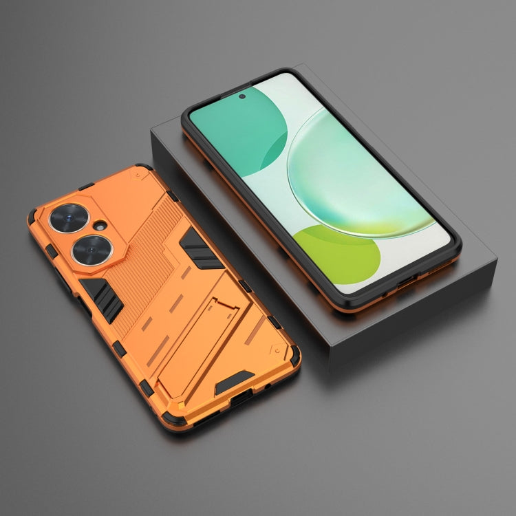 For Huawei nova 11i 4G Punk Armor 2 in 1 PC + TPU Phone Case with Holder(Orange) - Huawei Cases by PMC TechLife | Online Shopping South Africa | PMC TechLife | Buy Now Pay Later Mobicred