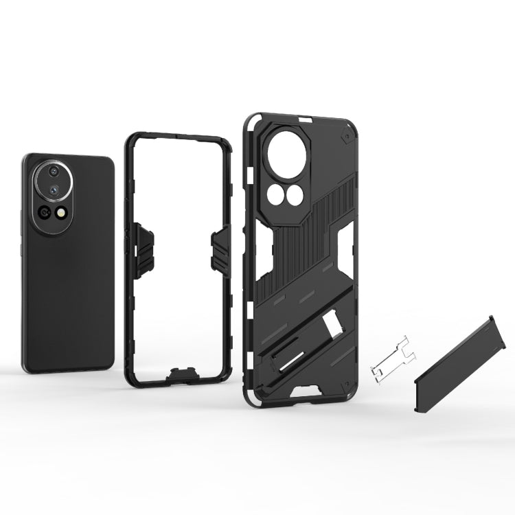 For Huawei nova 12 Pro Punk Armor 2 in 1 PC + TPU Phone Case with Holder(Red) - Huawei Cases by PMC TechLife | Online Shopping South Africa | PMC TechLife | Buy Now Pay Later Mobicred