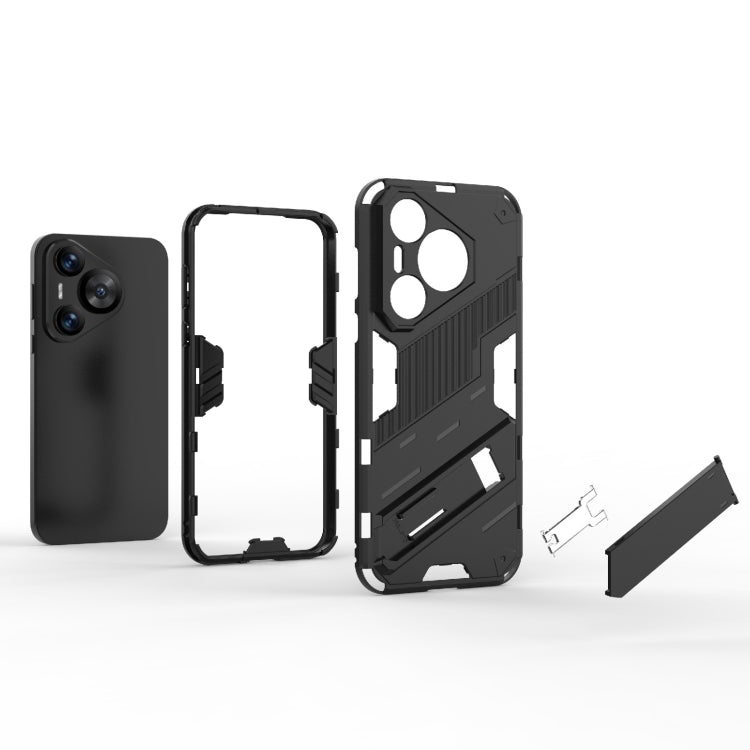 For Huawei Pura 70 Punk Armor 2 in 1 PC + TPU Phone Case with Holder(Green) - Huawei Cases by PMC TechLife | Online Shopping South Africa | PMC TechLife | Buy Now Pay Later Mobicred