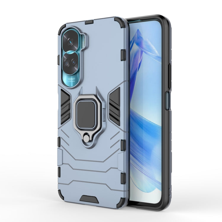 For Honor 90 Lite / X50i 5G Magnetic Ring Holder PC + TPU Phone Case(Navy Blue) - Honor Cases by PMC TechLife | Online Shopping South Africa | PMC TechLife