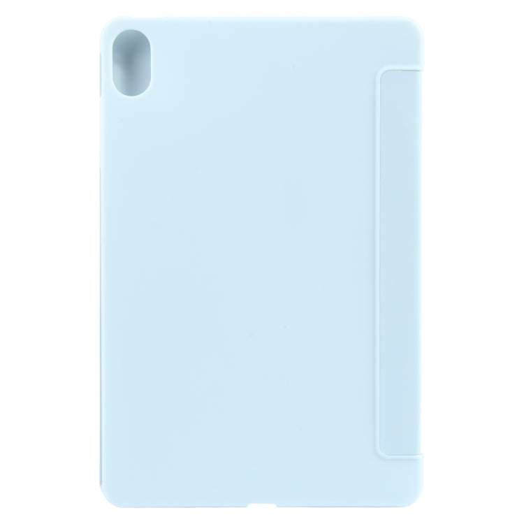 For Huawei MatePad 11 2023 GEBEI 3-folding Holder Shockproof Flip Leather Tablet Case(Sky Blue) - free shipping - PMc TechLife - Order now!