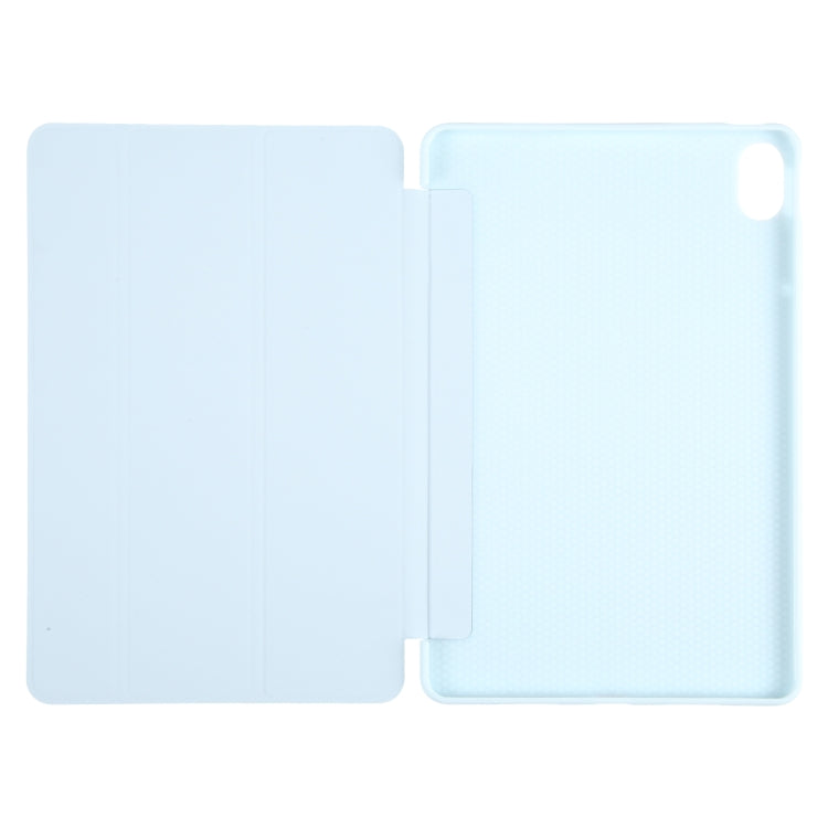 For Huawei MatePad 11 2023 GEBEI 3-folding Holder Shockproof Flip Leather Tablet Case(Sky Blue) - free shipping - PMc TechLife - Order now!