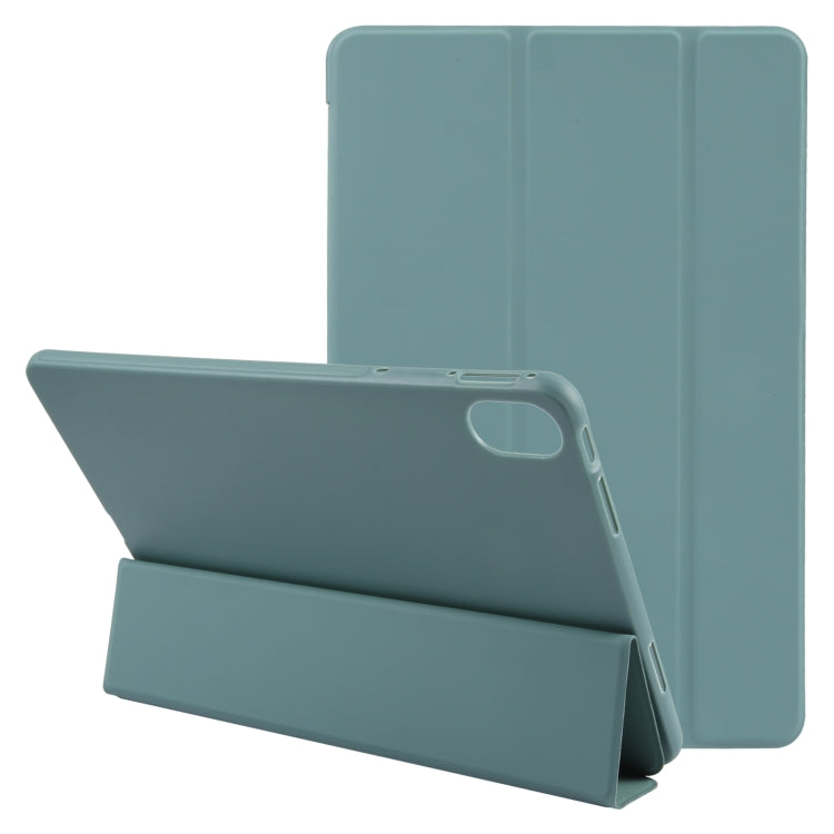For Huawei MatePad 11 2023 GEBEI 3-folding Holder Shockproof Flip Leather Tablet Case(Dark Green) - free shipping - PMc TechLife - Order now!