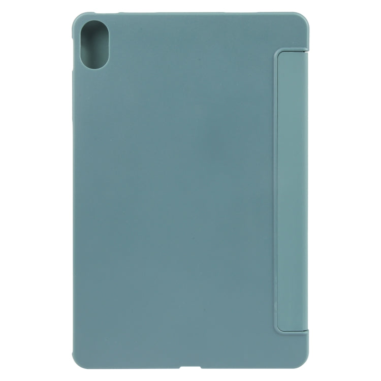 For Huawei MatePad 11 2023 GEBEI 3-folding Holder Shockproof Flip Leather Tablet Case(Dark Green) - free shipping - PMc TechLife - Order now!