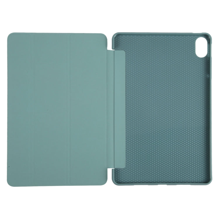 For Huawei MatePad 11 2023 GEBEI 3-folding Holder Shockproof Flip Leather Tablet Case(Dark Green) - free shipping - PMc TechLife - Order now!