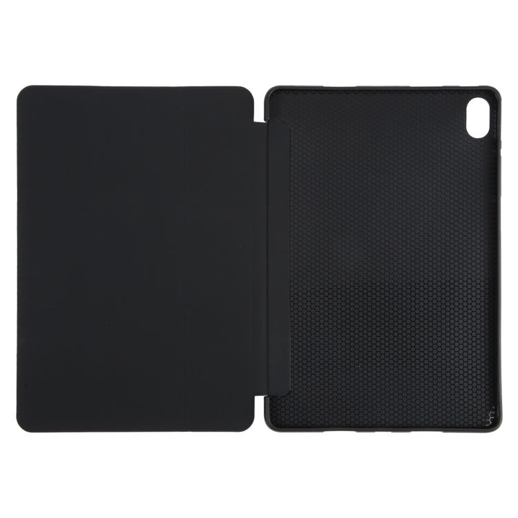 For Huawei MatePad Air 11.5 GEBEI 3-folding Holder Shockproof Flip Leather Tablet Case(Black) - free shipping - PMc TechLife - Order now!