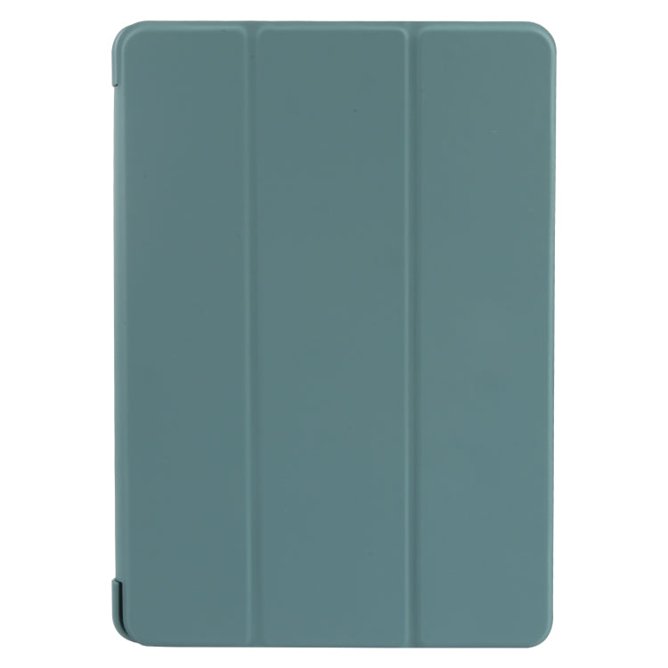 For Huawei MatePad Air 11.5 GEBEI 3-folding Holder Shockproof Flip Leather Tablet Case(Dark Green) - free shipping - PMc TechLife - Order now!