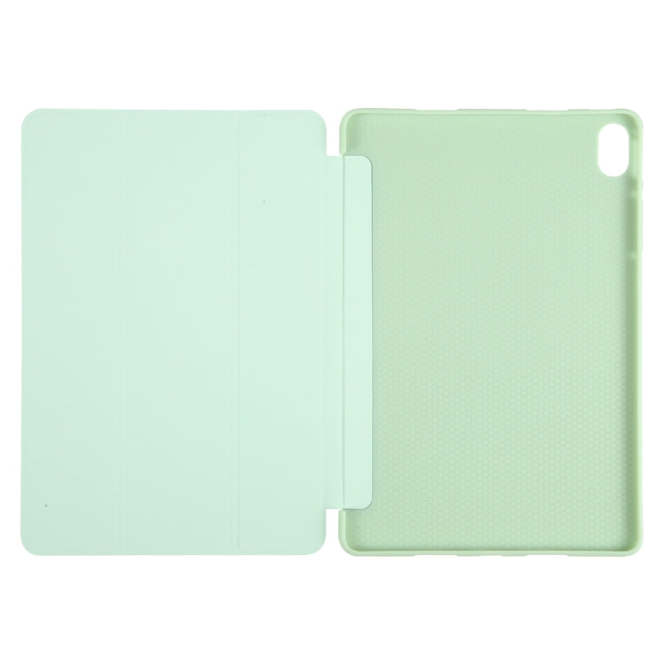 For Huawei MatePad SE 11 GEBEI 3-folding Holder Shockproof Flip Leather Tablet Case(Green) - free shipping - PMc TechLife - Order now!