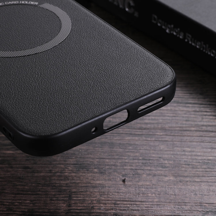 For Google Pixel 9 Magsafe Magnetic Ring Leather Texture Phone Case(Green) - Google Cases by PMC TechLife | Online Shopping South Africa | PMC TechLife | Buy Now Pay Later Mobicred