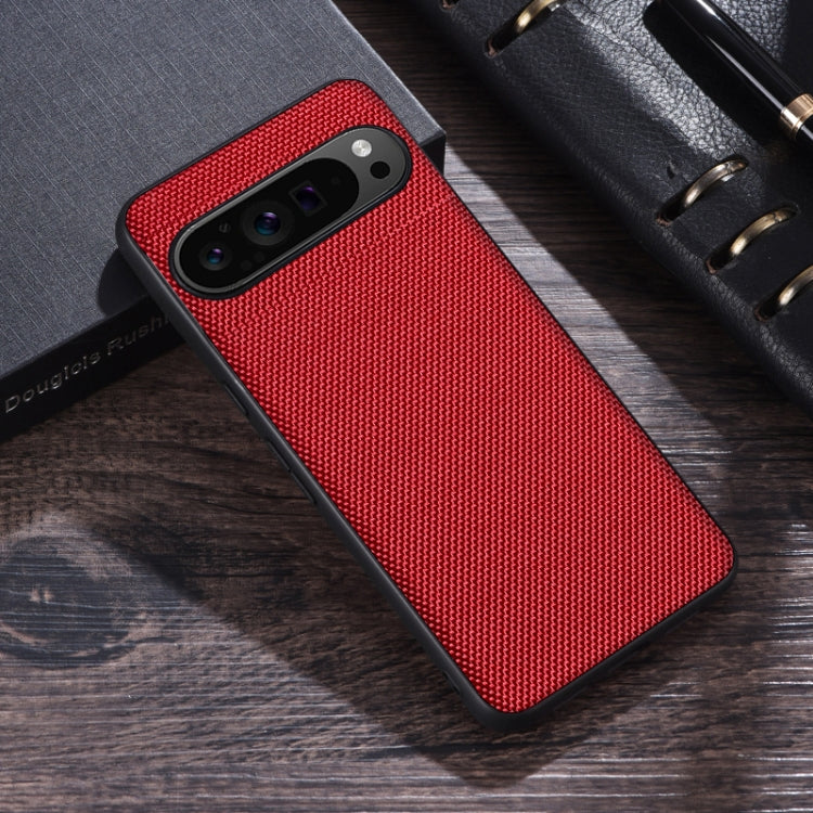 For Google Pixel 9 Nylon Cloth Texture Shockproof PC+TPU Phone Case(Red) - Google Cases by PMC TechLife | Online Shopping South Africa | PMC TechLife | Buy Now Pay Later Mobicred