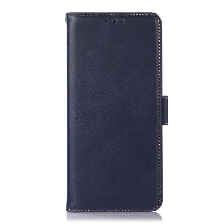 For iPhone 17 Crazy Horse Top Layer Cowhide Leather Phone Case(Blue) - free shipping - PMc TechLife - Order now!