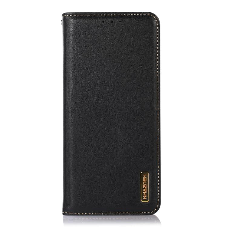 For iPhone 17 KHAZNEH Nappa Top Layer Cowhide Leather Phone Case(Black) - free shipping - PMc TechLife - Order now!