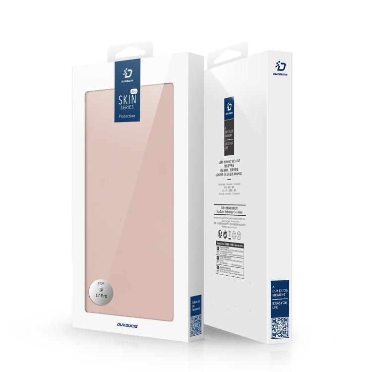 For iPhone 17 Pro DUX DUCIS Skin Pro Series Flip Leather Phone Case(Rose Gold) - free shipping - PMC TechLife - Order now!