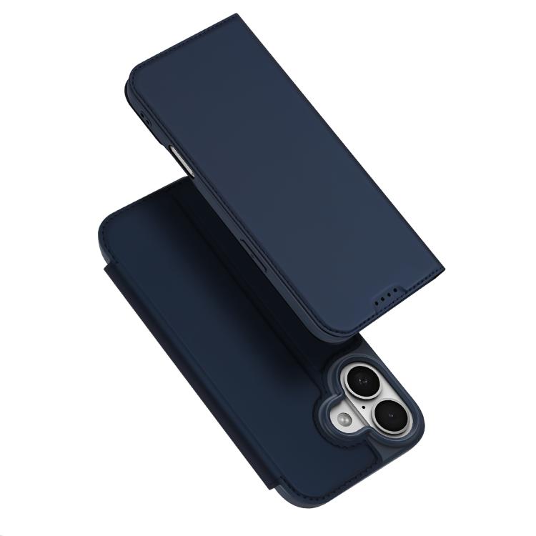 For iPhone 17 DUX DUCIS Skin Pro Series Flip Leather Phone Case(Blue) - iPhone 17 Cases by DUX DUCIS | Online Shopping South Africa | PMC TechLife | Buy Now Pay Later Mobicred