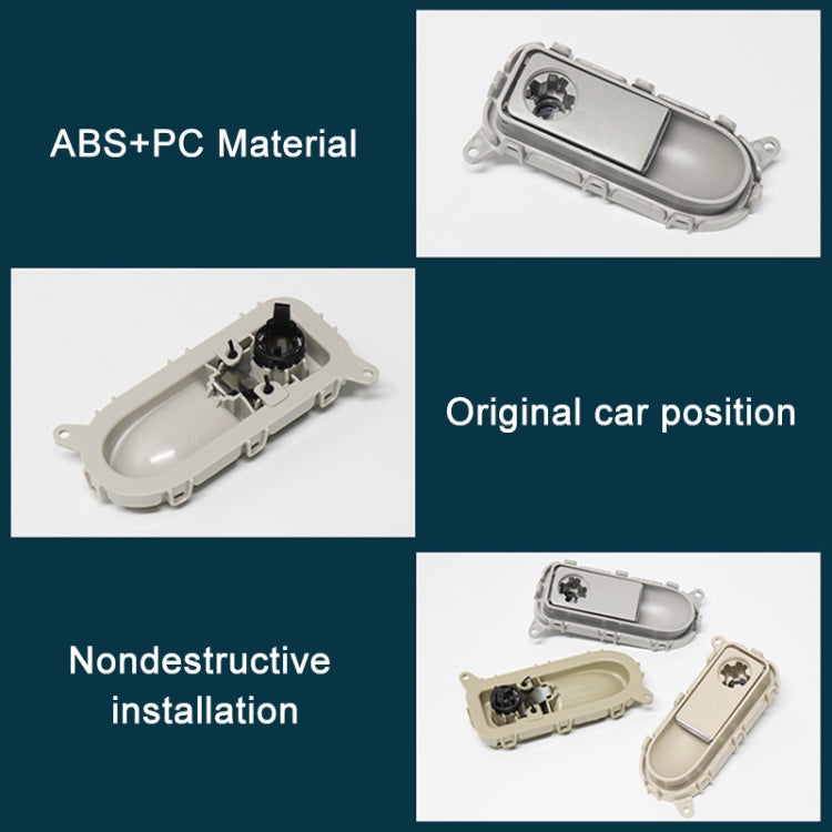 For Mercedes-Benz W218 / CLS300 / 320 / 350 / 400 Car Glove Box Handle Switch 21868000918T63(Mercerized Beige) - Car Switches by PMC TechLife | Online Shopping South Africa | PMC TechLife | Buy Now Pay Later Mobicred