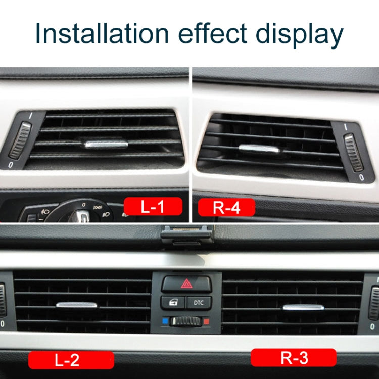 For BMW 3 Series E90 Left Driving Car Air Conditioner Air Outlet Panel 6422 9130 458-R, Style:Grille No. 3 - Air Conditioning System by PMC TechLife | Online Shopping South Africa | PMC TechLife | Buy Now Pay Later Mobicred