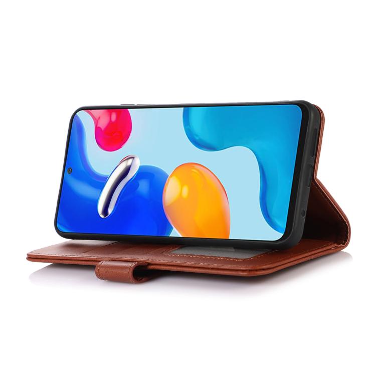For iPhone 16e Cow Texture Leather Phone Case(Brown) - iPhone 16e Cases by PMC TechLife | Online Shopping South Africa | PMC TechLife | Buy Now Pay Later Mobicred