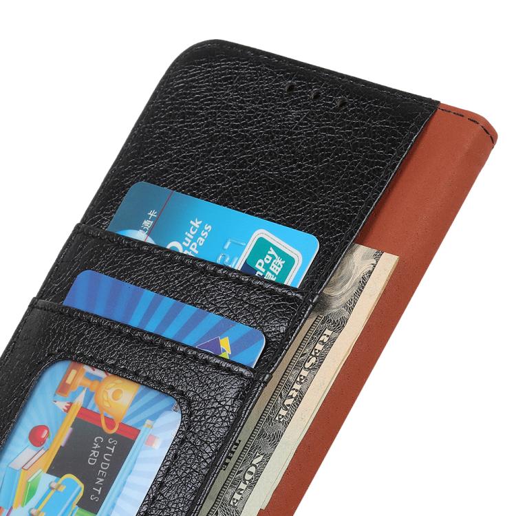 For iPhone 16e Nappa Texture Leather Case(Black) - iPhone 16e Cases by PMC TechLife | Online Shopping South Africa | PMC TechLife | Buy Now Pay Later Mobicred